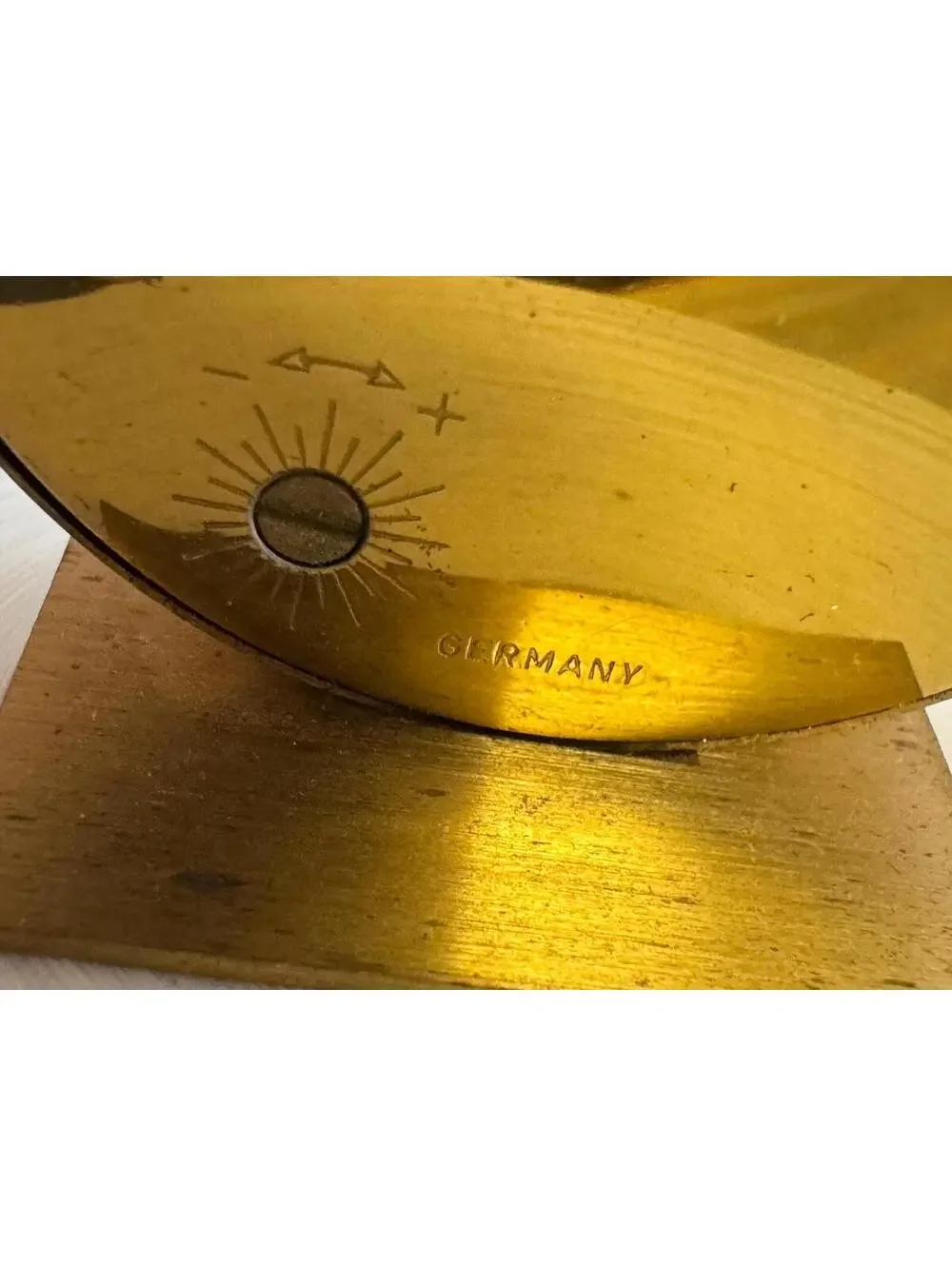 Vintage Westclox Brass Travel Alarm Clock - working order - Rare